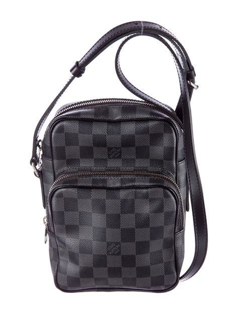 louis vuitton grey and black bag|Louis Vuitton crossbody black bag.